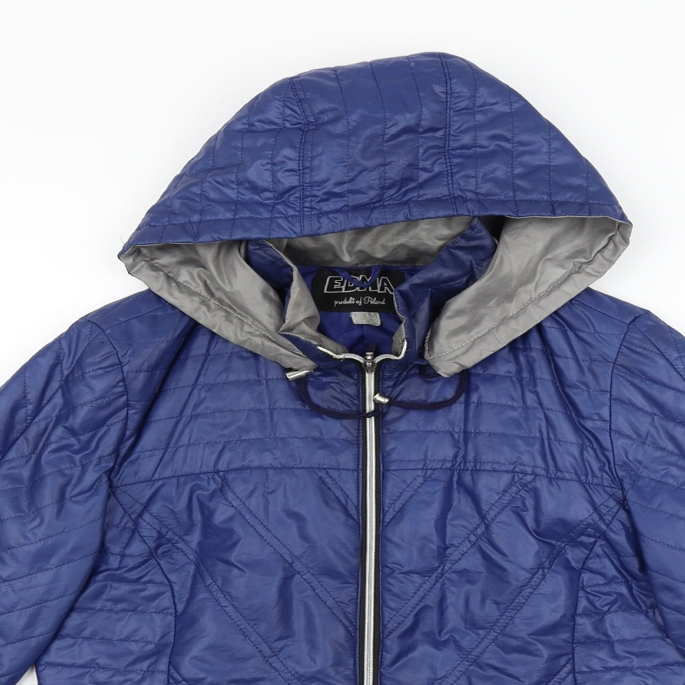Edma Womens Blue   Jacket  Size M