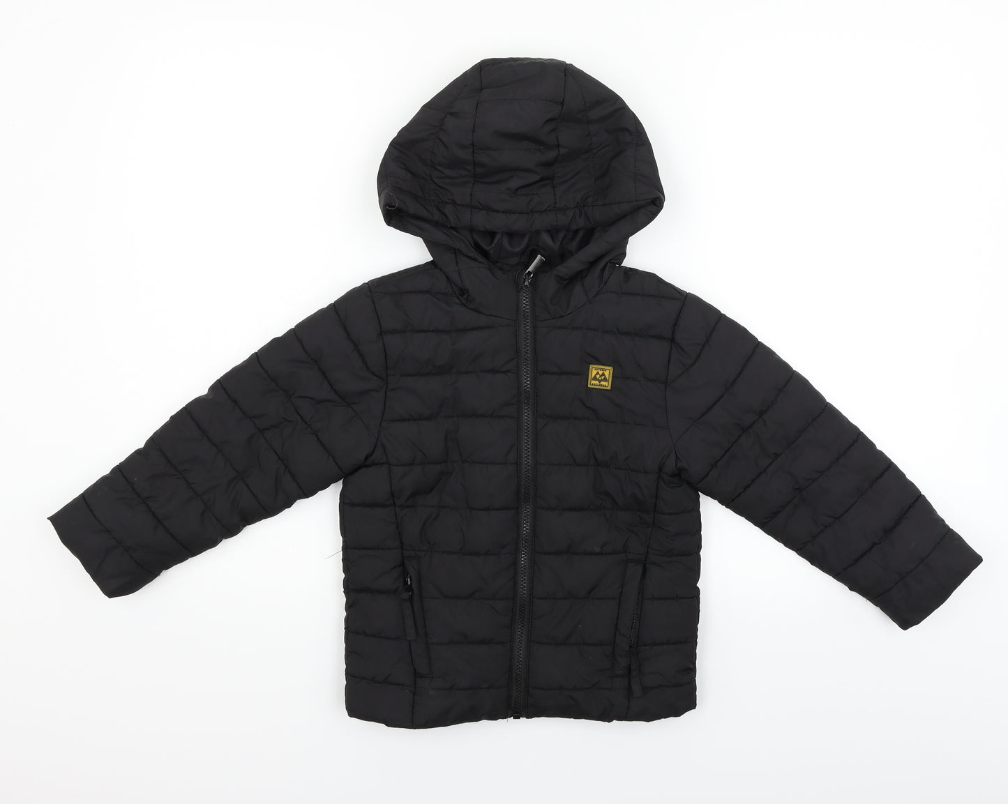 Matalan Boys Black   Jacket Coat Size 6 Years