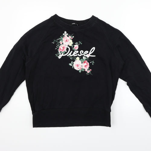 diesel  Mens Black   Pullover Jumper Size S