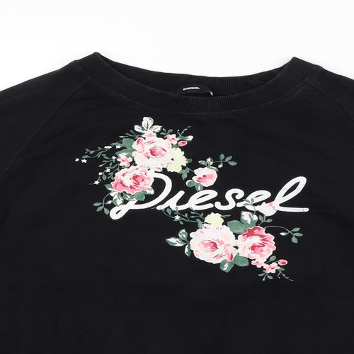 diesel  Mens Black   Pullover Jumper Size S