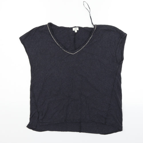River Island Womens Blue   Basic T-Shirt Size 10