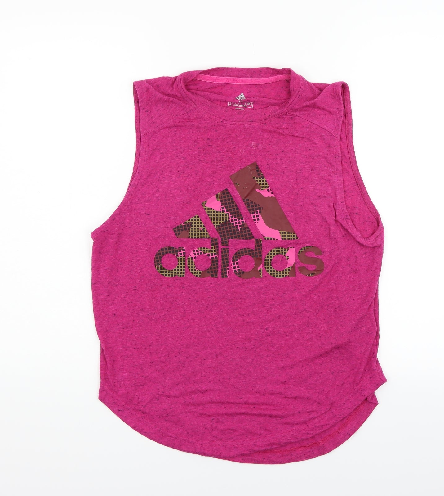 adidas Womens Pink   Basic T-Shirt Size S