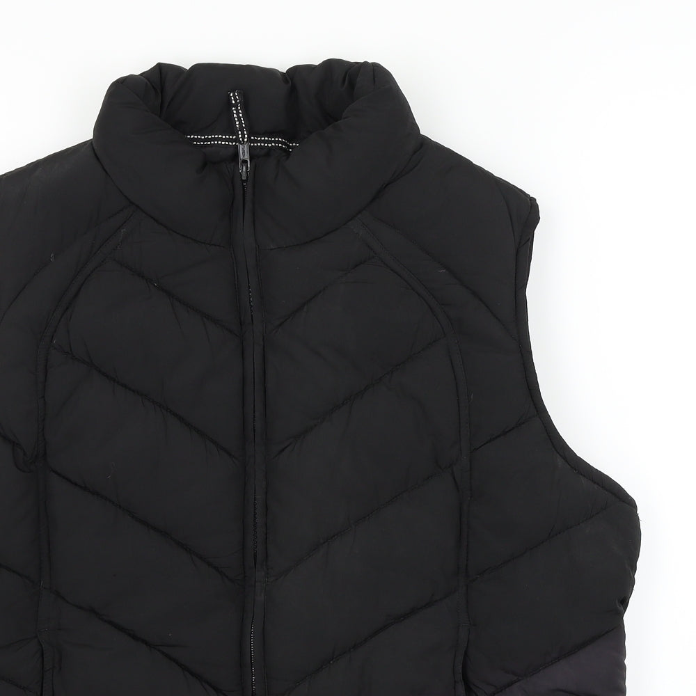 George Womens Black   Gilet Coat Size 18