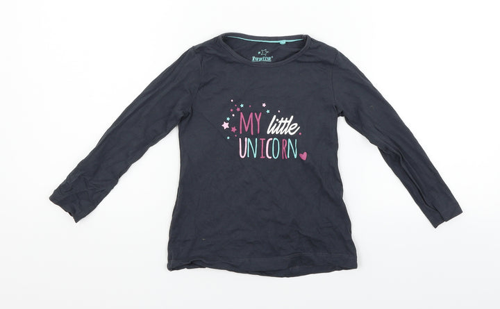Lupilu Boys Blue   Basic T-Shirt Size 3-4 Years  - my little unicorn