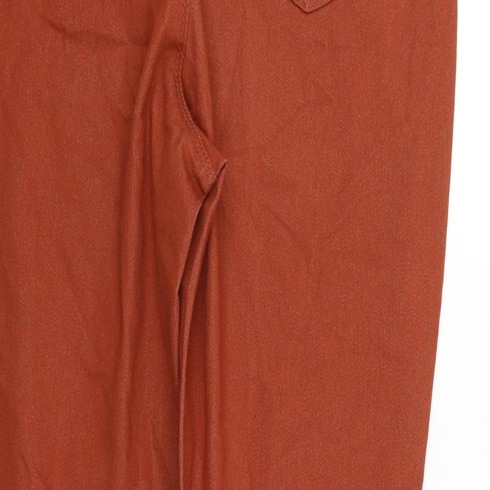 PEP&CO Womens Orange   Straight Jeans Size 14 L28 in