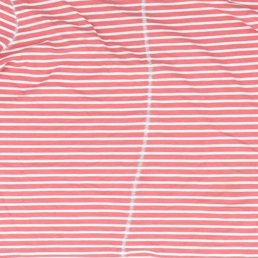 NEXT Womens Red Striped  Basic T-Shirt Size 16