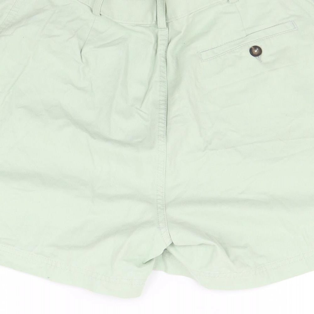 Marks and Spencer Womens Green   Cut-Off Shorts Size 16