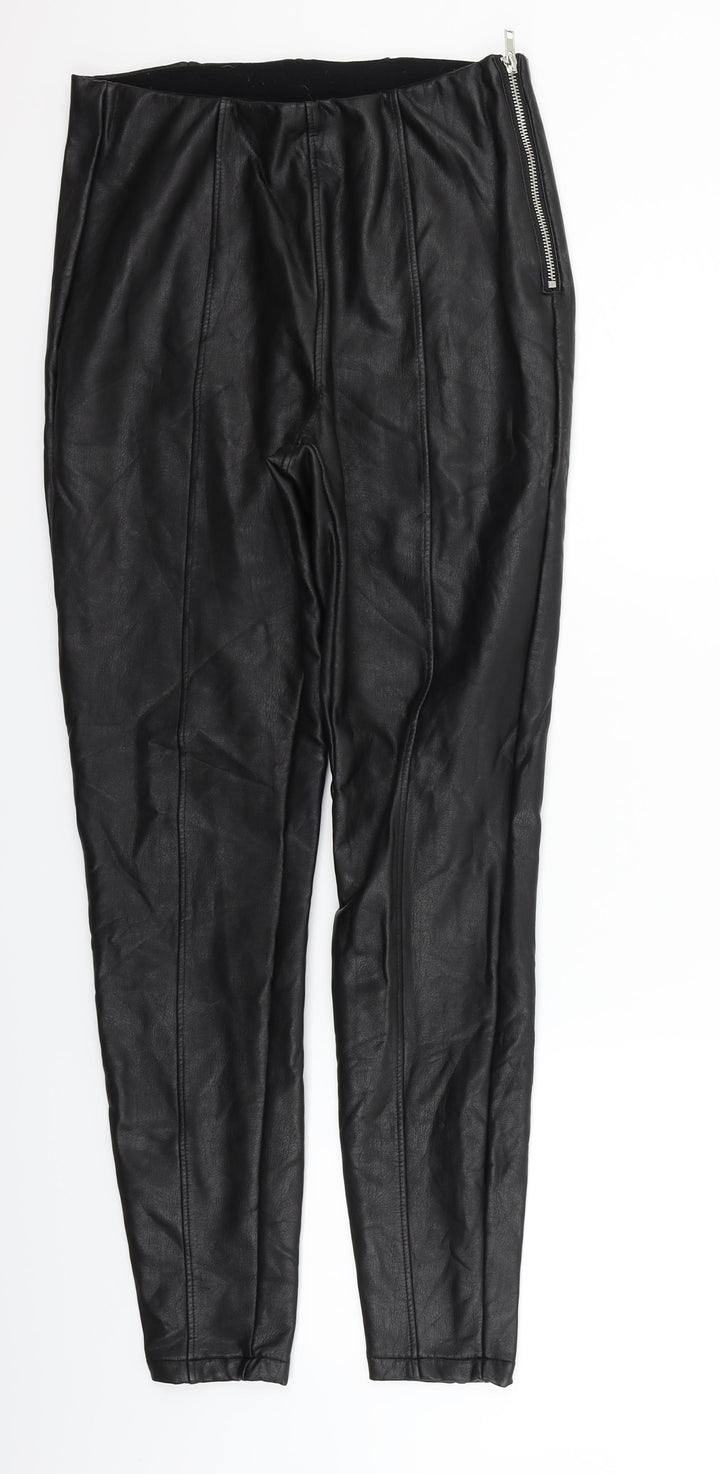 New Look Womens Black Trousers Size 12 L27 in