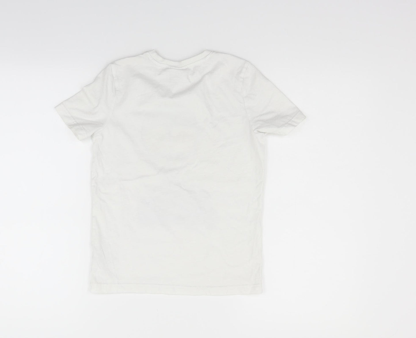 Fortnite Boys White   Basic T-Shirt Size 8-9 Years  - fortnite