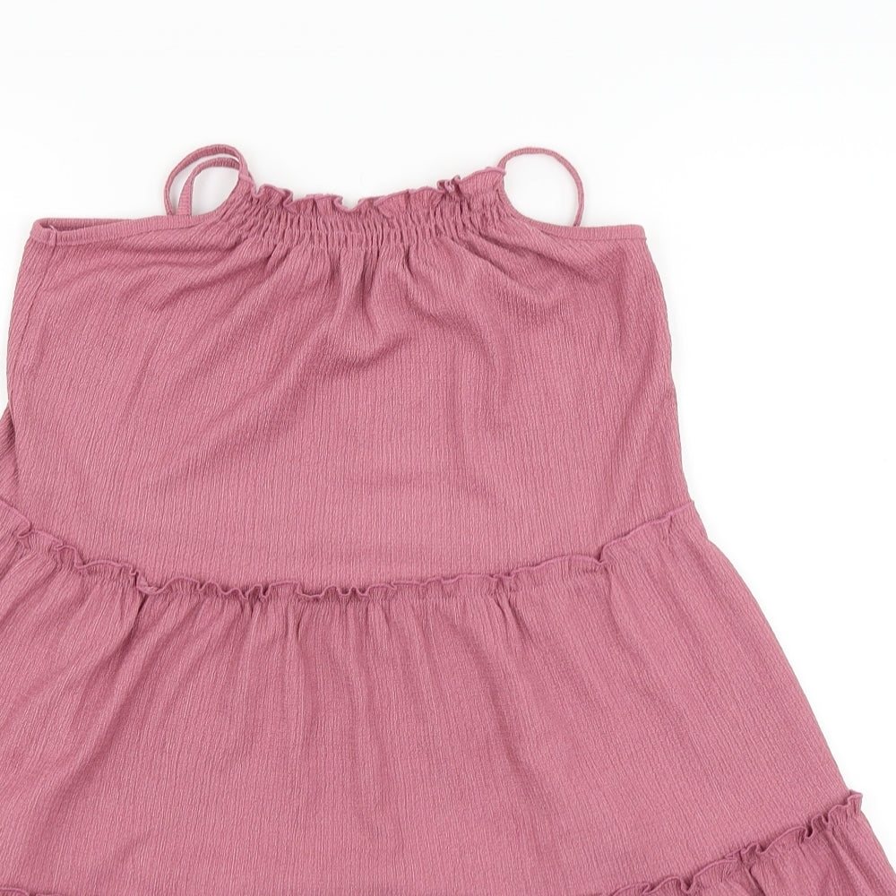 tu  Girls Orange   Fit & Flare  Size 11 Years