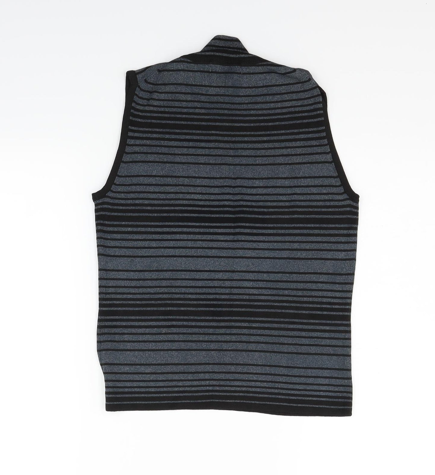 Viz A Viz Womens Blue Striped  Pullover Jumper Size 10