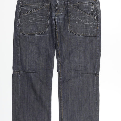 NEXT Womens Blue   Straight Jeans Size 32 in L27 in