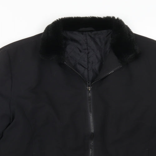 New Look Womens Black   Jacket Coat Size 14