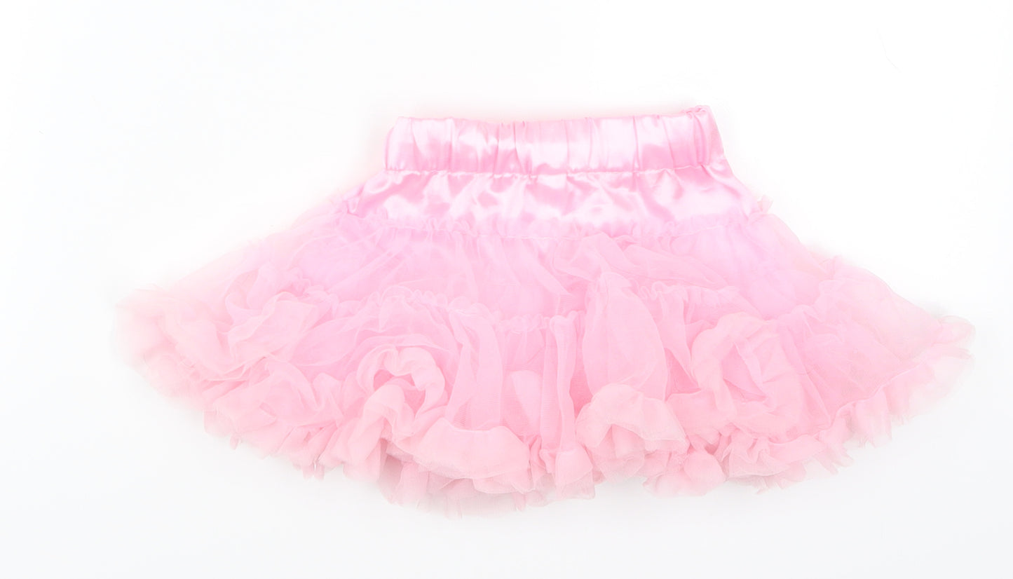 Iffiel Girls Pink   Tutu Skirt Size 9-12 Months