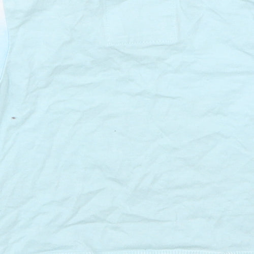 TU Baby Blue   Basic T-Shirt Size 0-3 Months  - Pineapples on the Beach