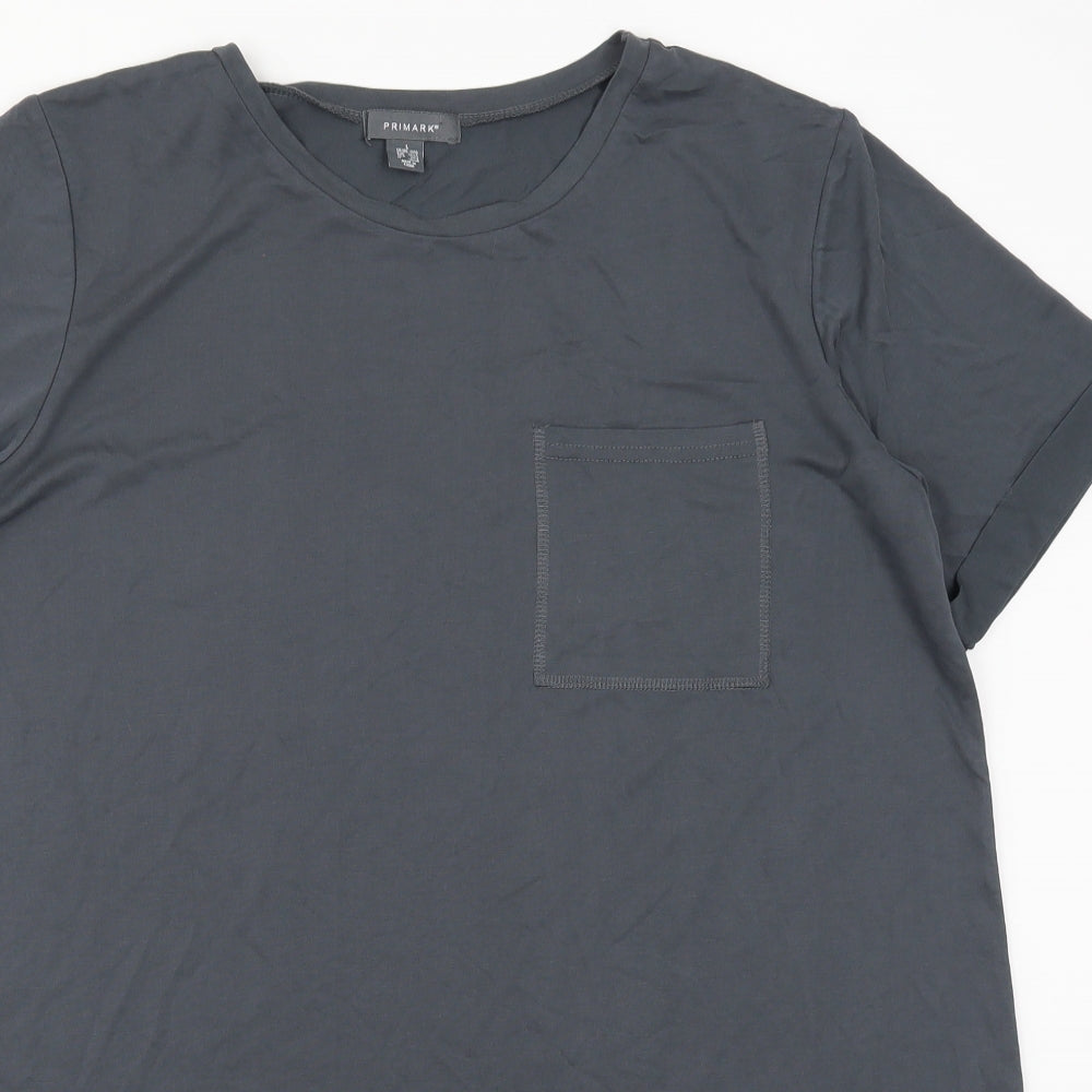 Primark Womens Grey   T-Shirt Dress  Size 14
