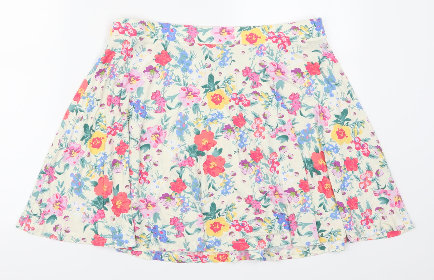 F&F Womens Multicoloured Floral  Skater Skirt Size 18