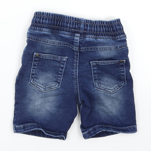 George Boys Blue  Denim Cropped Trousers Size 2-3 Years