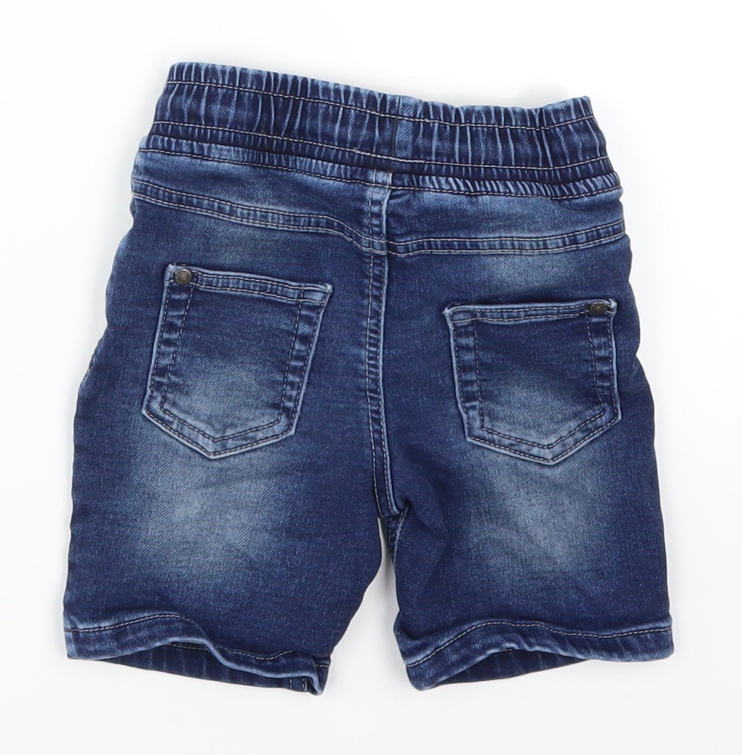George Boys Blue  Denim Cropped Trousers Size 2-3 Years
