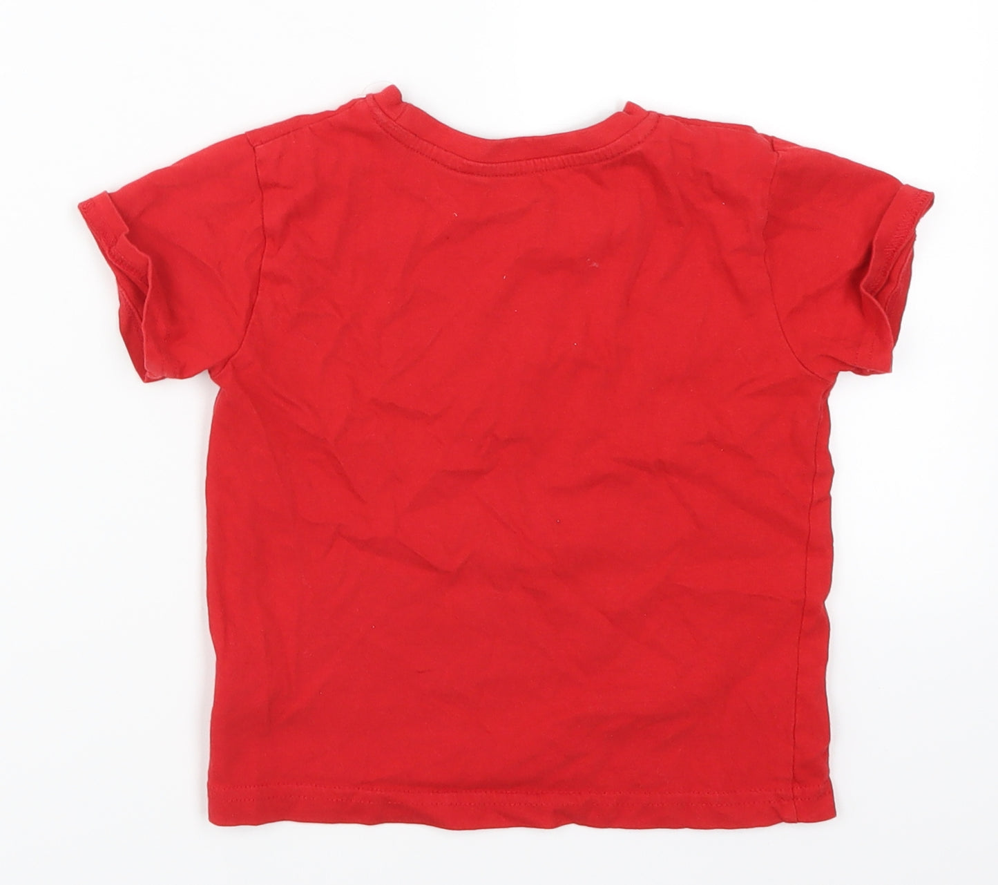 Primark Boys Red   Basic T-Shirt Size 3-4 Years  - I Call The Shots