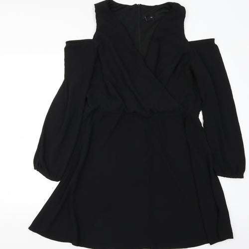 New Look Womens Black   Skater Dress  Size 16