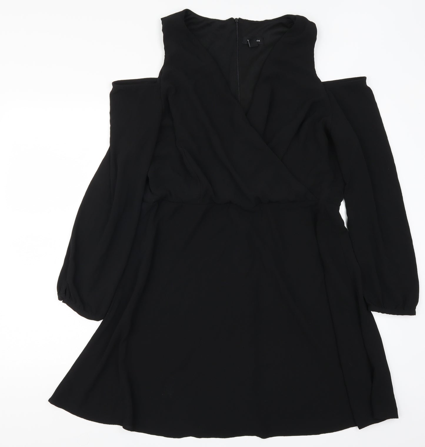 New Look Womens Black   Skater Dress  Size 16