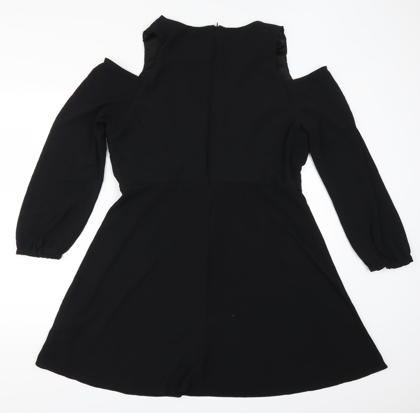 New Look Womens Black   Skater Dress  Size 16