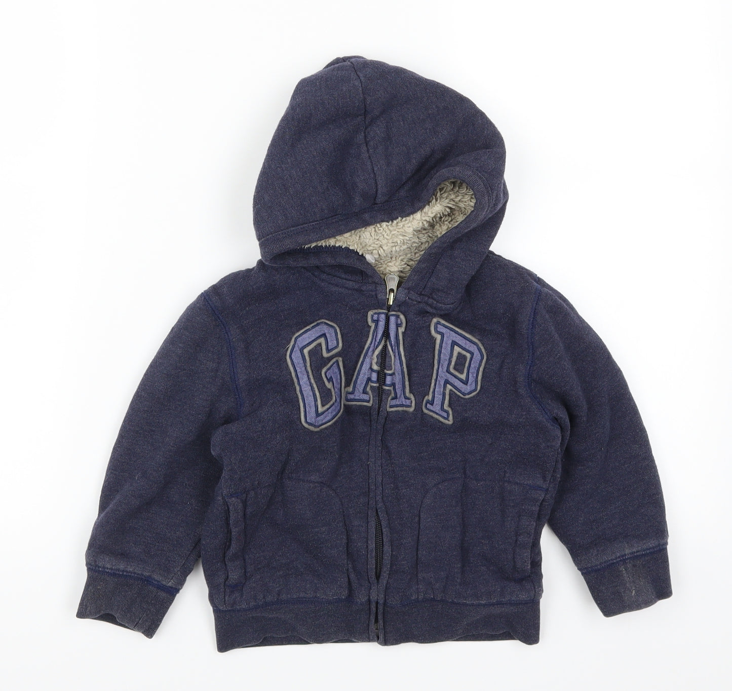 Gap Boys Blue   Full Zip Hoodie Size 3 Years