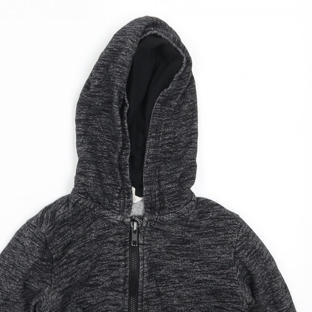 H&M Boys Grey   Full Zip Hoodie Size 3-4 Years