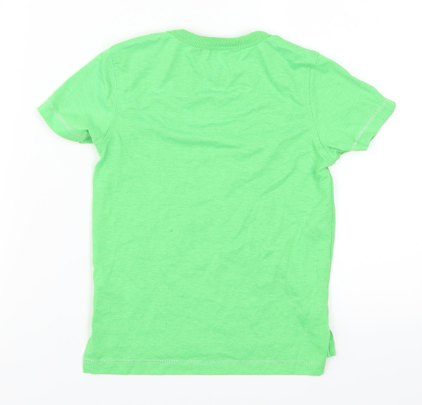 George Boys Green   Basic T-Shirt Size 3-4 Years  - Little But Loud