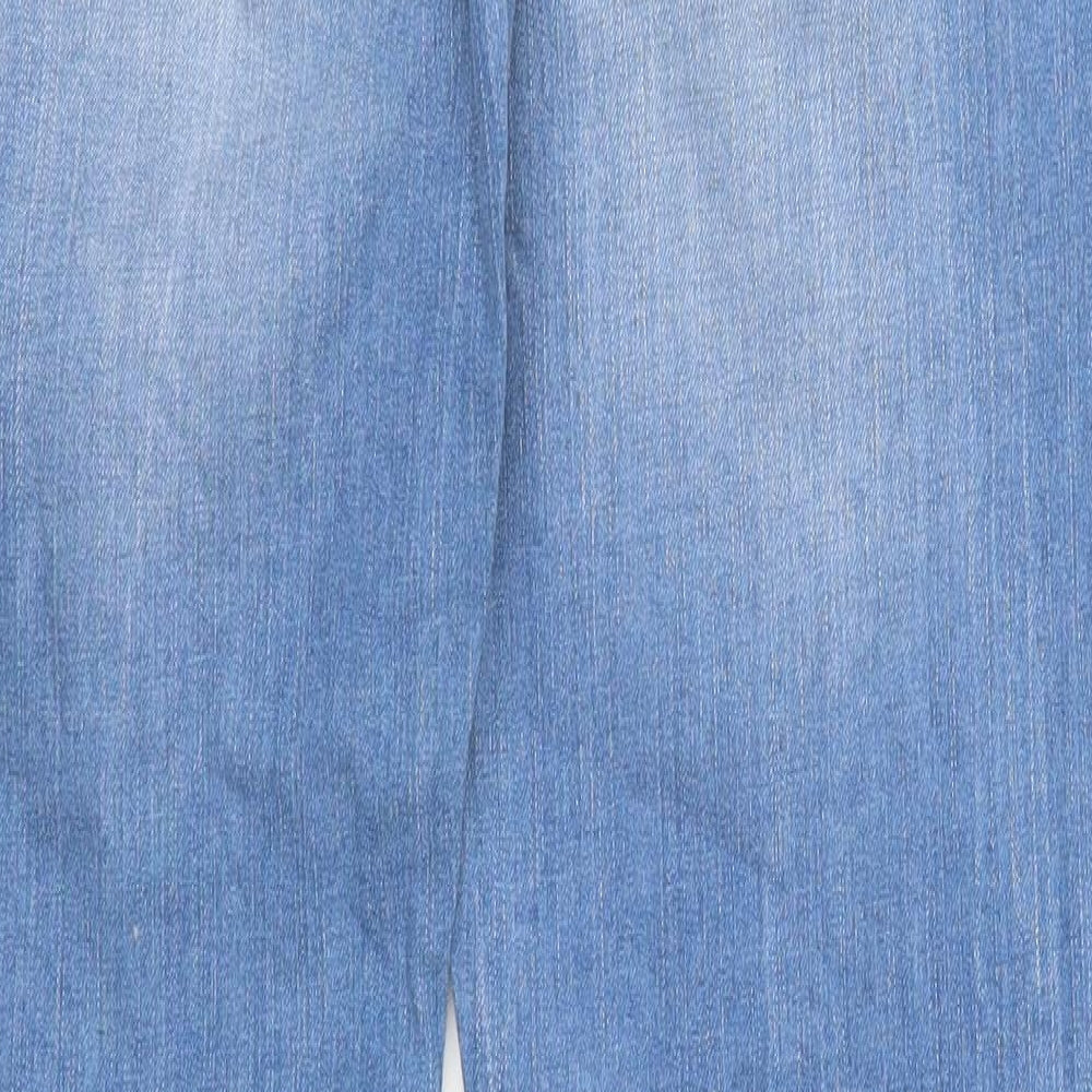 Yes Yes Womens Blue  Denim Bootcut Jeans Size 16 L32 in