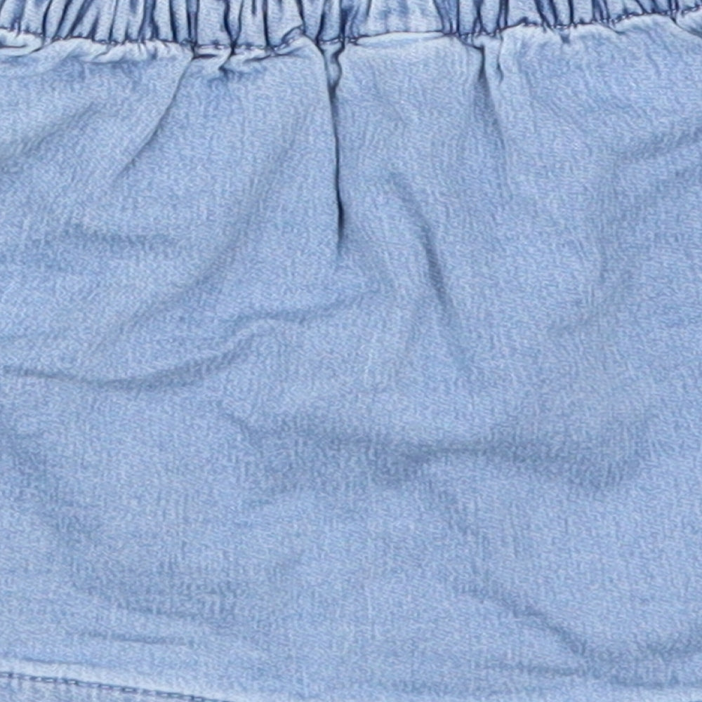 NEXT Girls Blue  Denim Skater Skirt Size 12-18 Months