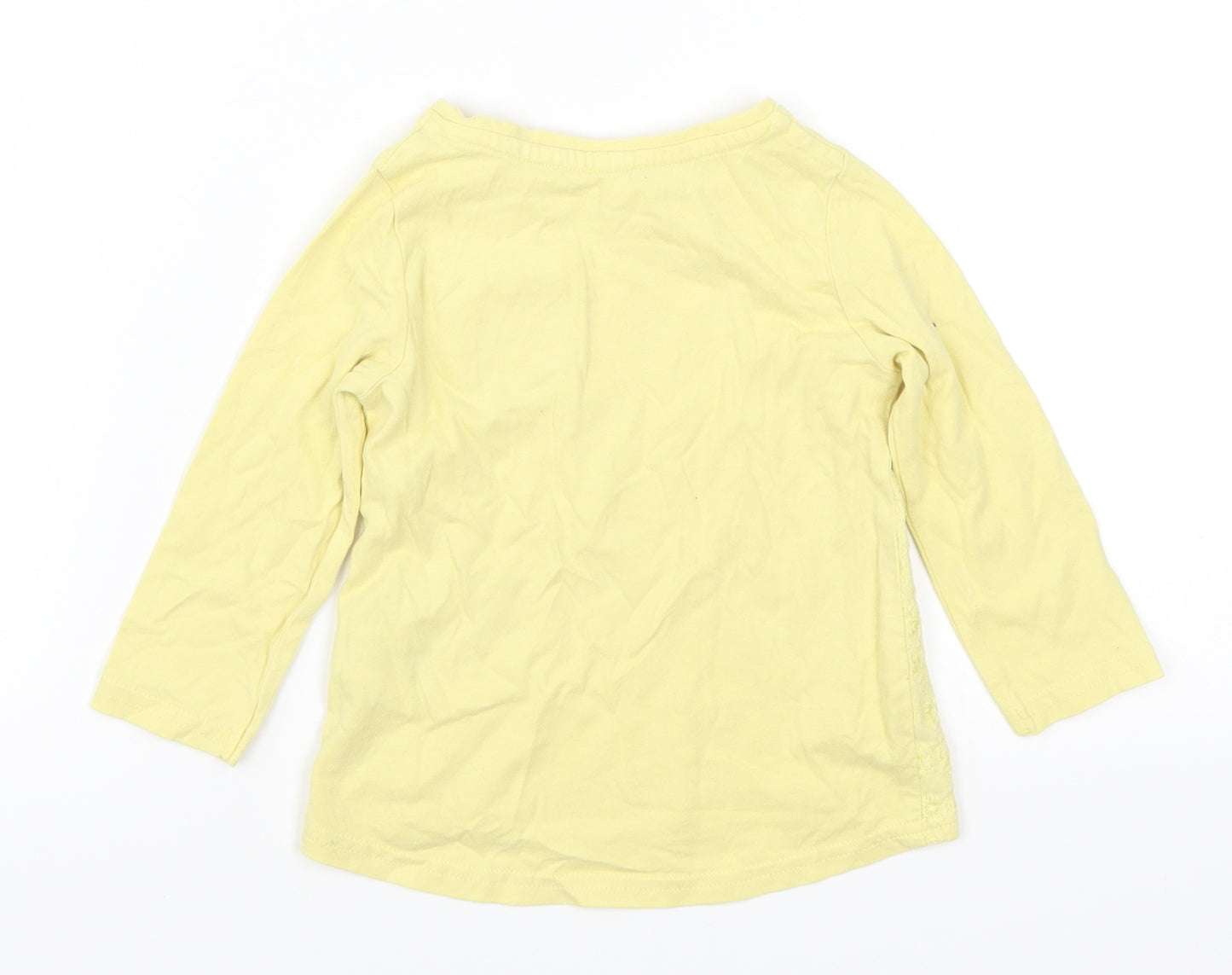 Nutmeg Girls Yellow   Basic T-Shirt Size 12-18 Months