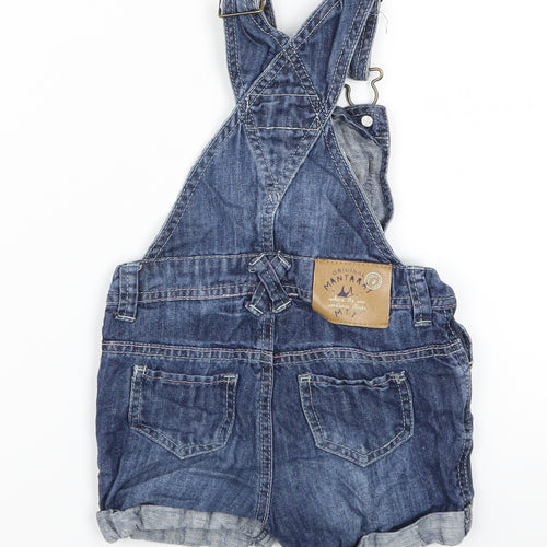 Mantaray Baby Blue  Denim Dungaree One-Piece Size 18-24 Months