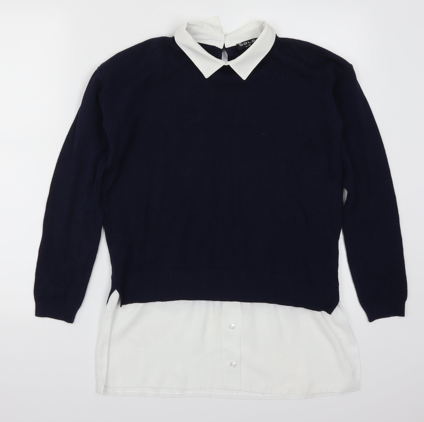 Select Womens Blue   Pullover Jumper Size 12