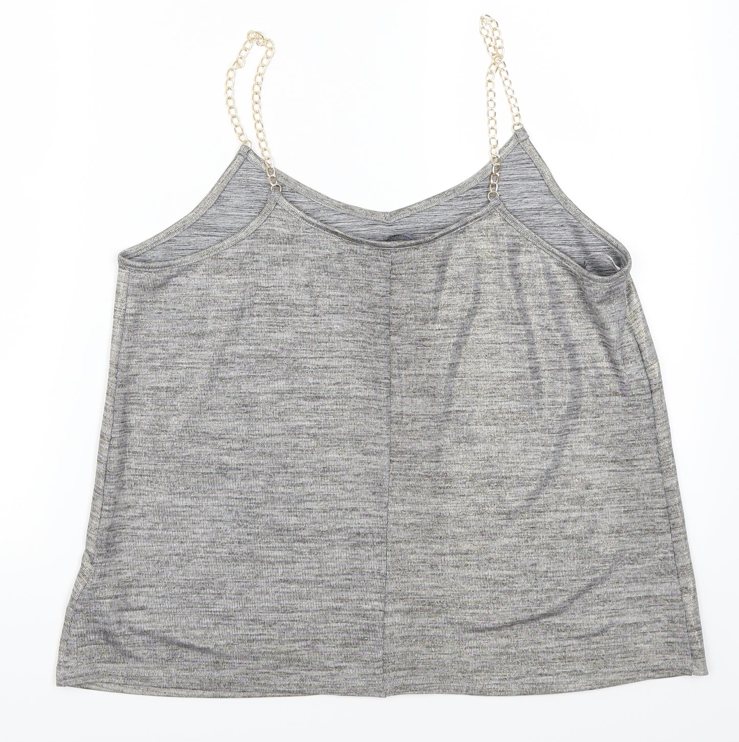 Atmosphere Womens Grey   Basic Tank Size 14  - Gold