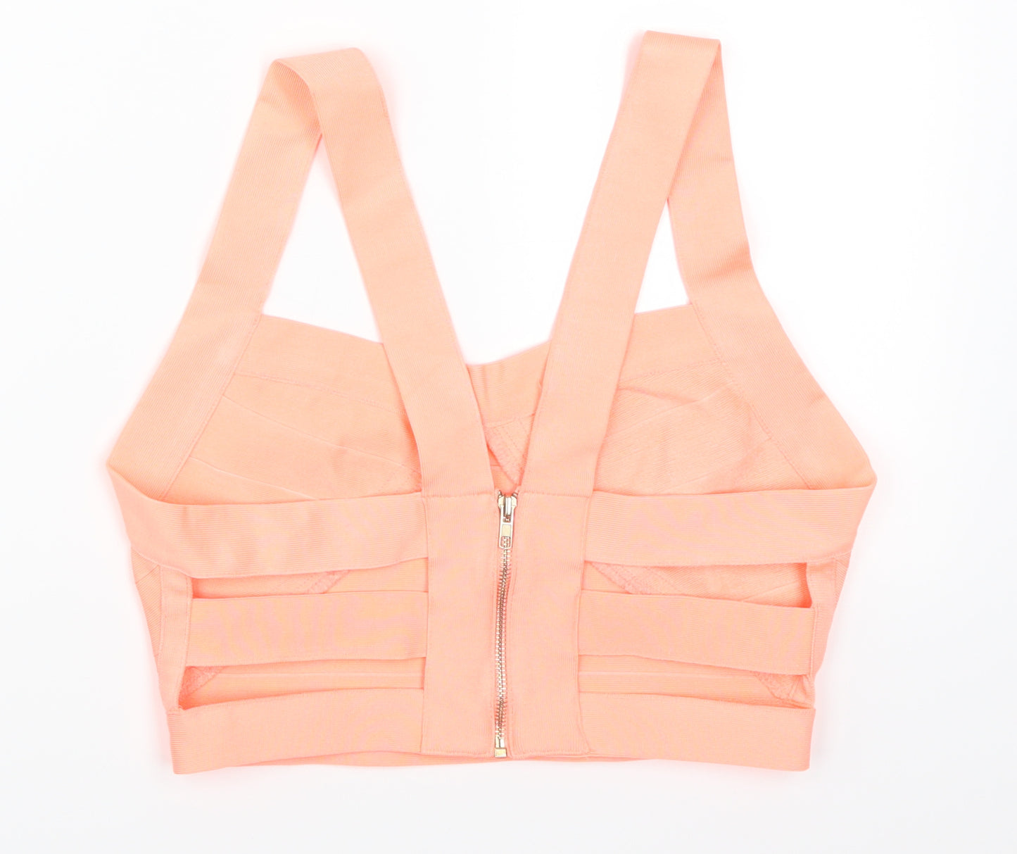 WOW Couture Womens Pink   Cropped Tank Size L  - Coral Coloured