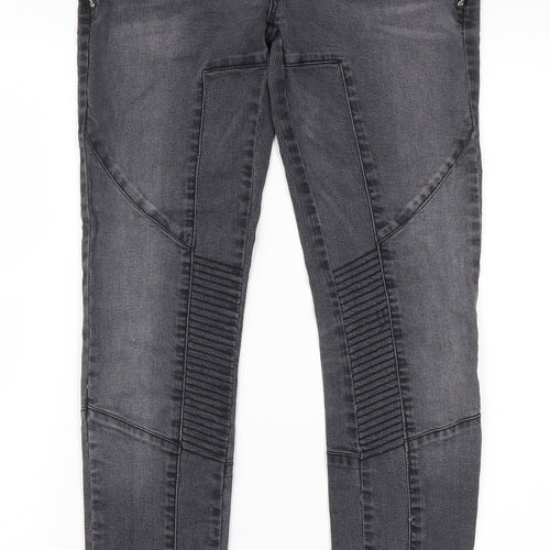Denim Co Womens Grey  Denim Skinny Jeans Size 12 L29 in