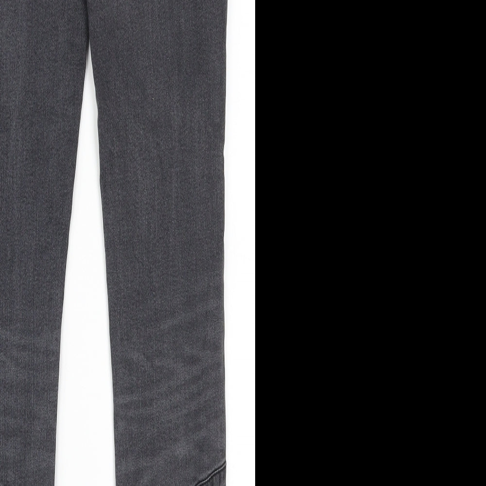 Denim Co Womens Grey  Denim Skinny Jeans Size 12 L29 in