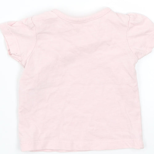 Nutmeg Girls Pink   Basic T-Shirt Size Newborn  - I Love My Grandma