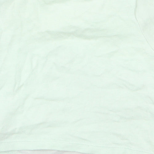 Nutmeg Girls Green   Basic T-Shirt Size 3-6 Months  - Sleepy Snuggles Bunny