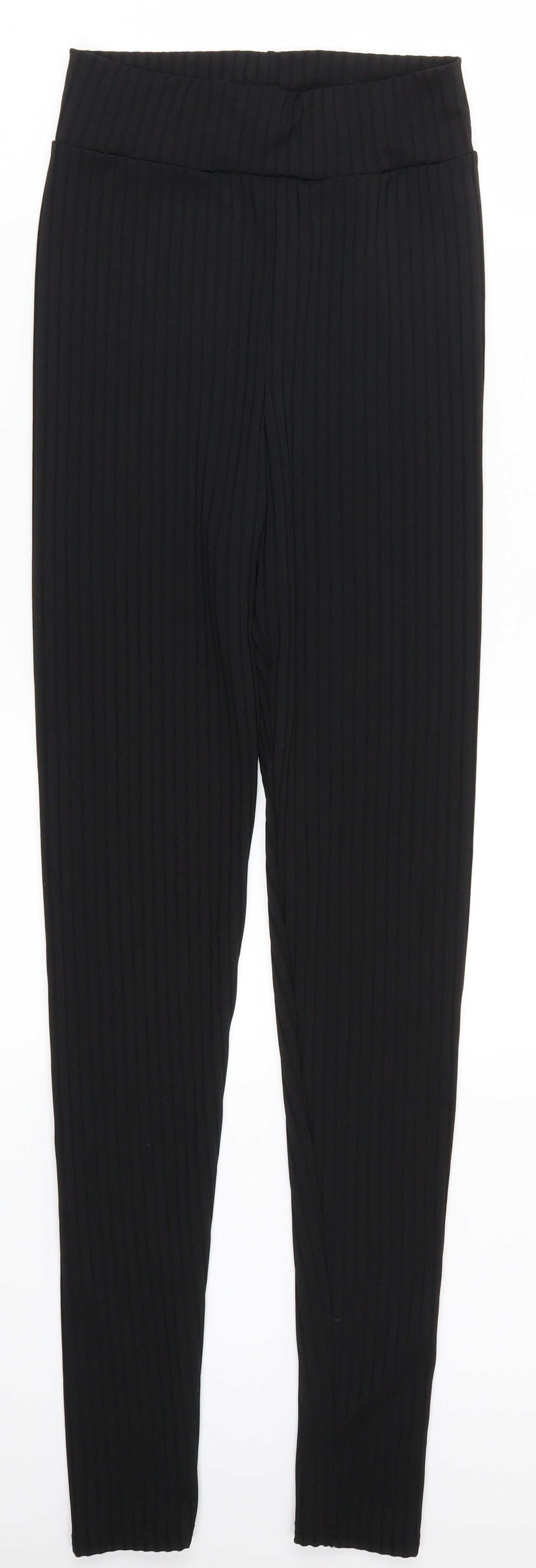 PRETTYLITTLETHING Womens Black   Carrot Leggings Size 23 in L28 in