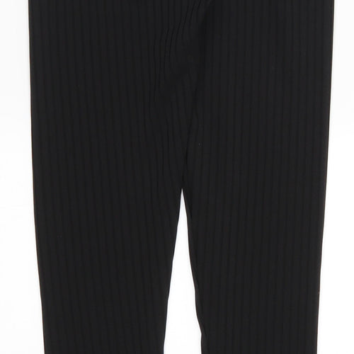 PRETTYLITTLETHING Womens Black   Carrot Leggings Size 23 in L28 in