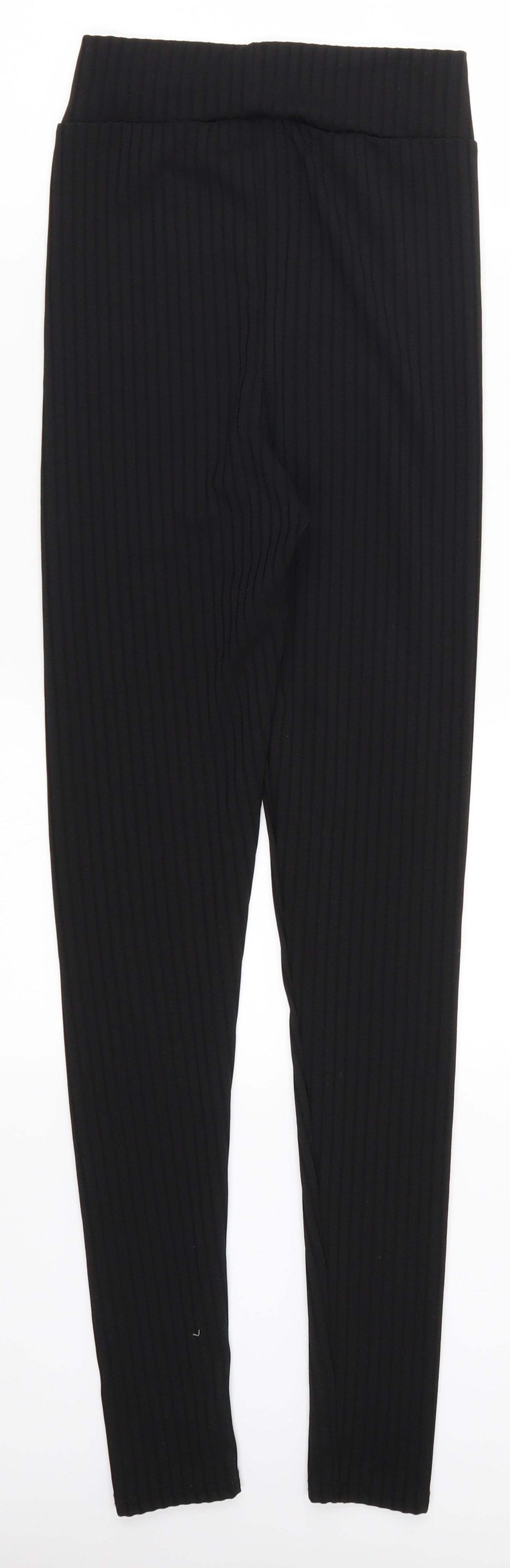 PRETTYLITTLETHING Womens Black   Carrot Leggings Size 23 in L28 in