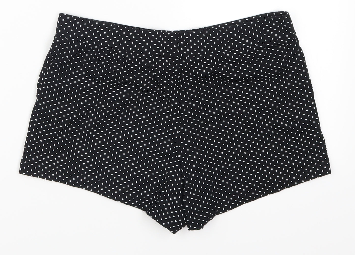 New Look Girls Black Polka Dot  Sweat Shorts Size M