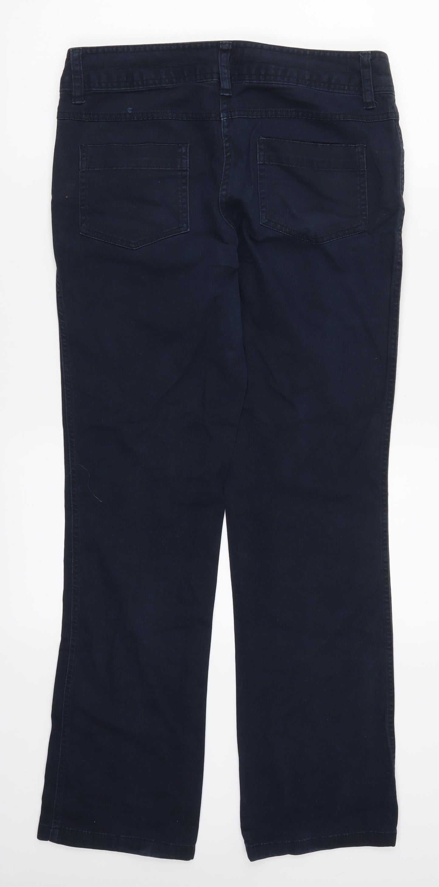 TU Womens Blue  Denim Straight Jeans Size 12 L30 in