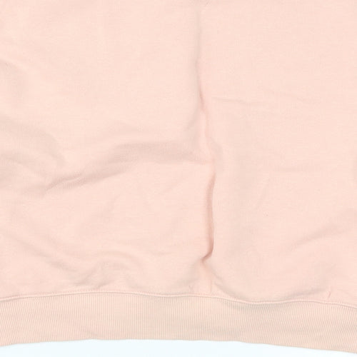 H&M Womens Pink   Pullover Sweatshirt Size S  - Angel Youth