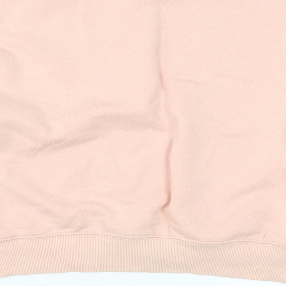 H&M Womens Pink   Pullover Sweatshirt Size S  - Angel Youth