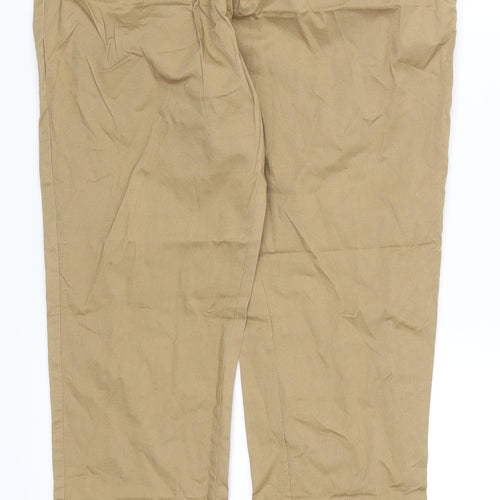 International Womens Beige   Trousers  Size 10 L26 in