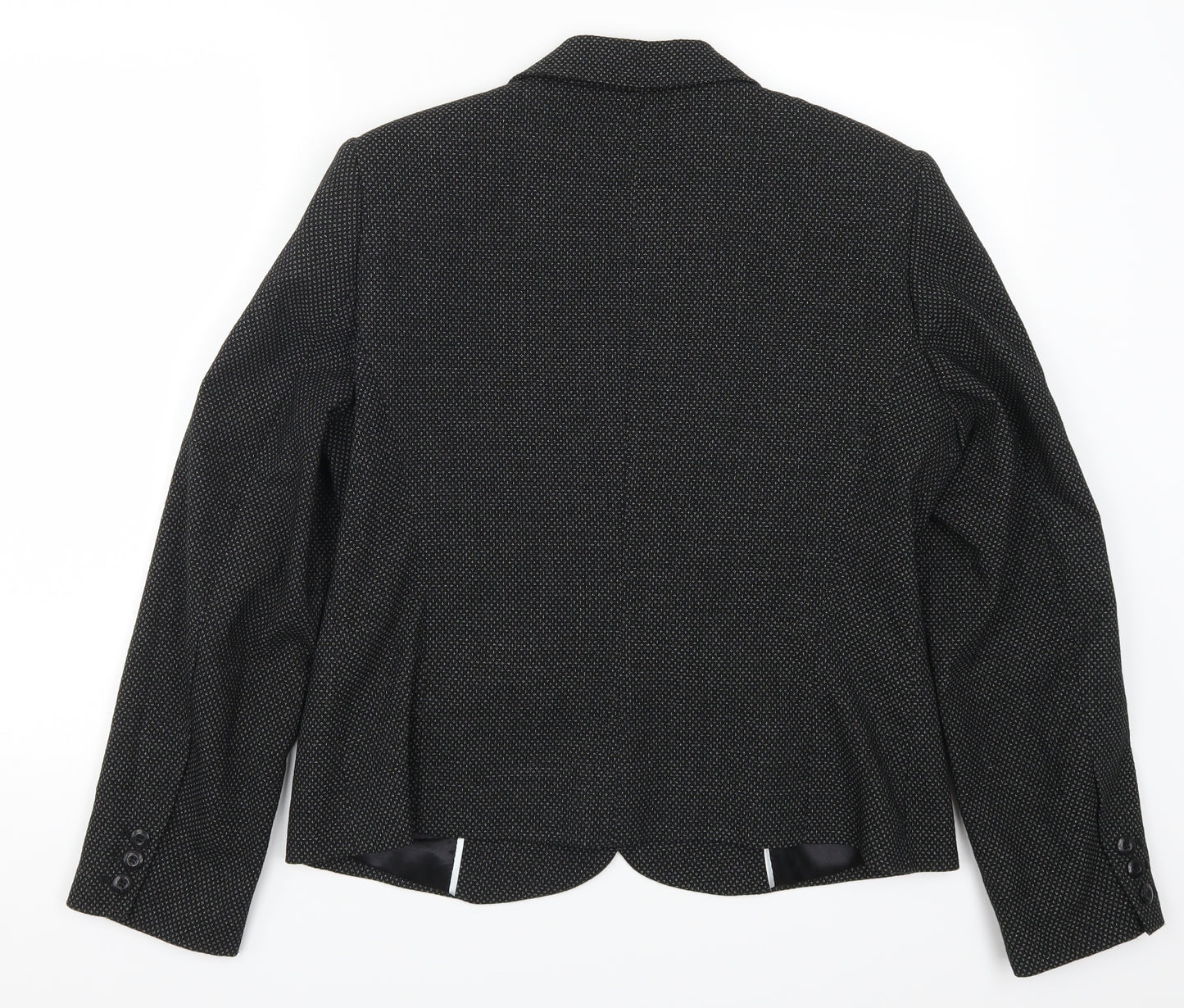 Klass Womens Grey  Rayon Jacket Suit Jacket Size 14